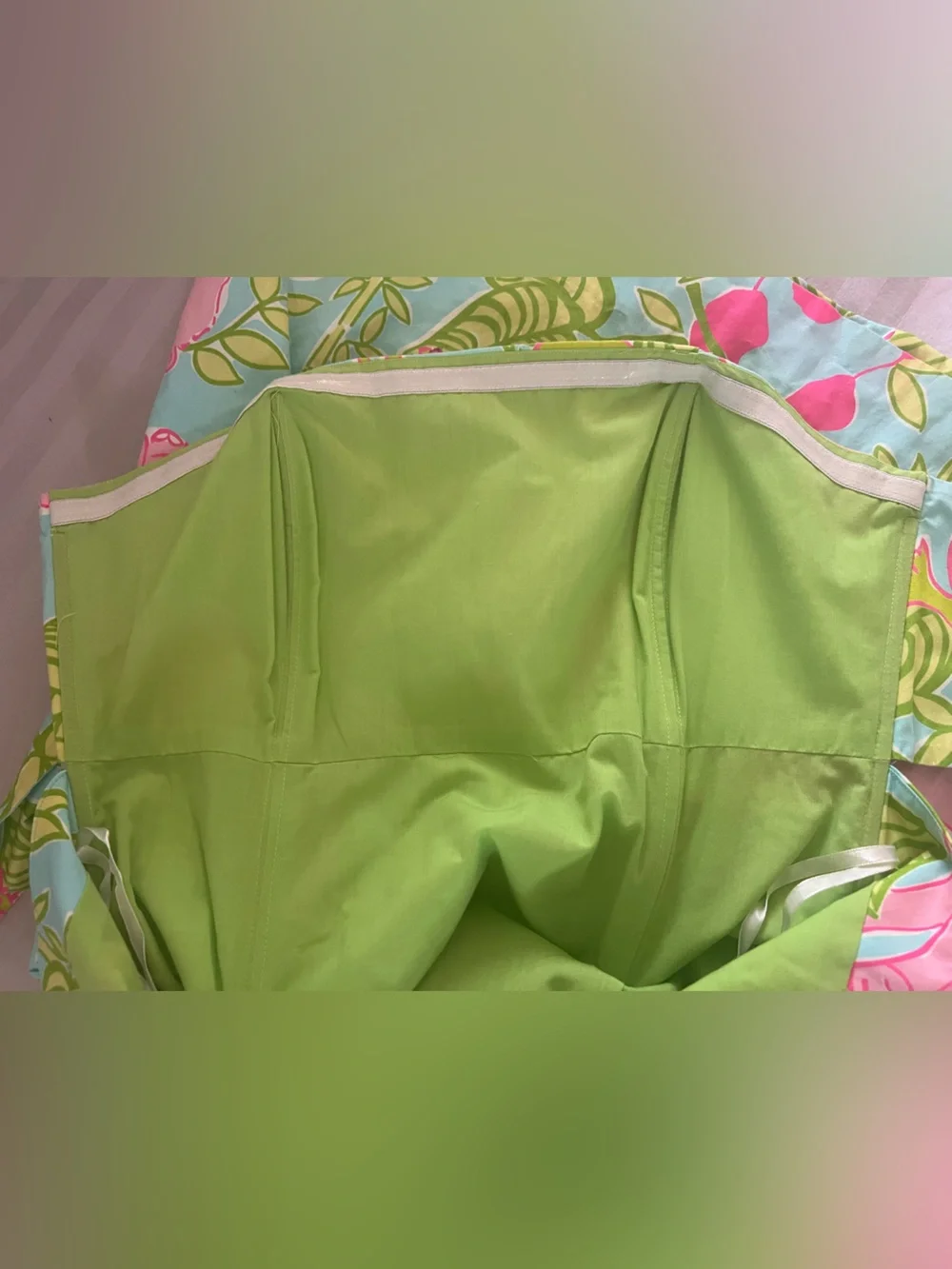 Lilly Pulitzer San Diego Zoo Print Strapless Sabrina Dress, size 10, NWOT - Picture 5 of 11